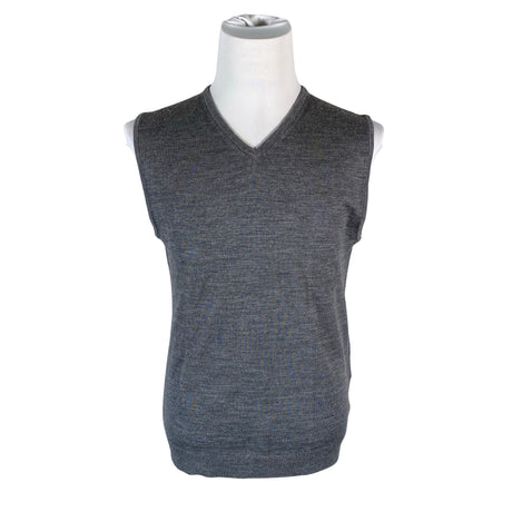 Unisex Selected - Knit vest, size L - Gray ()