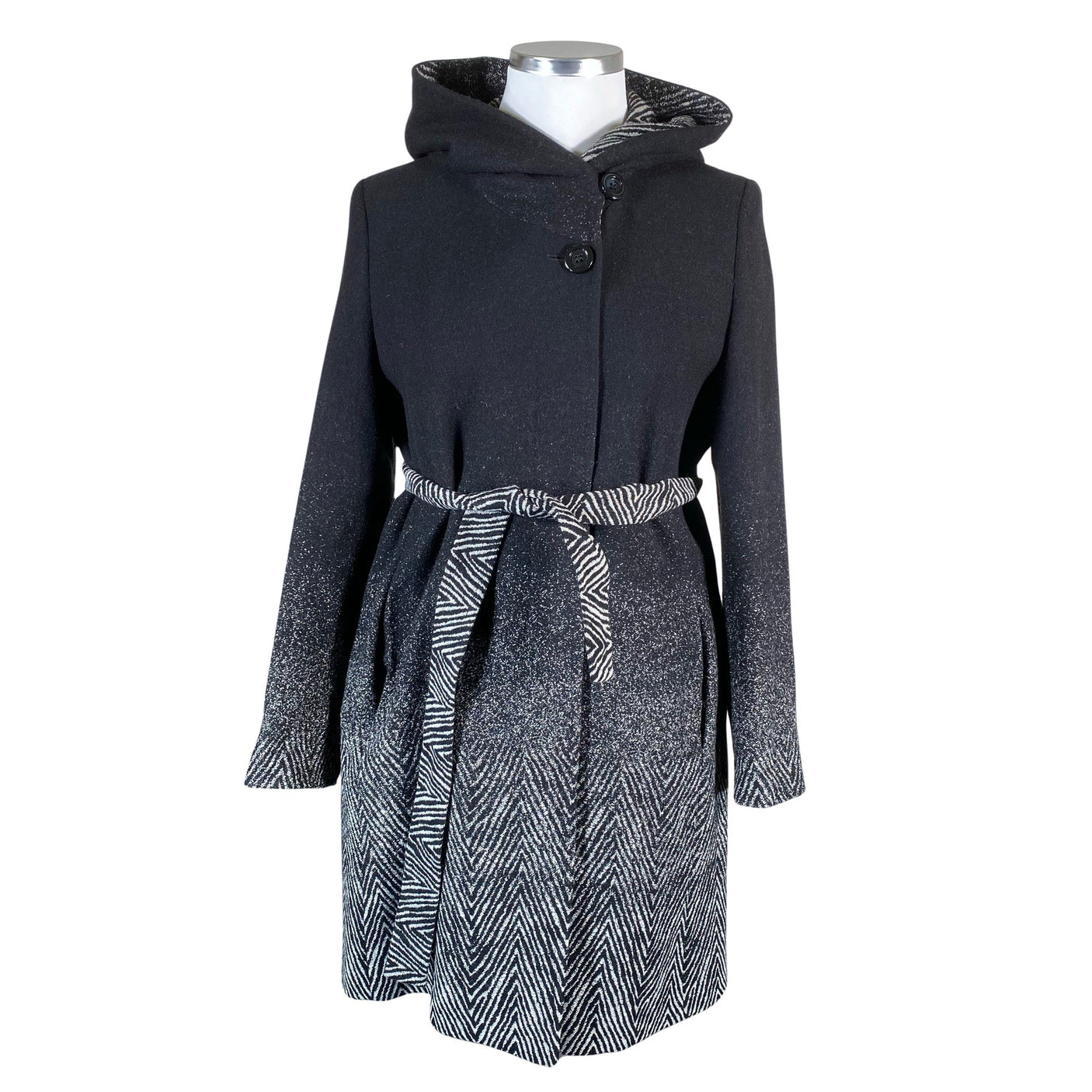 Unisex Classic - Wool coat, size 42 - Black (1)