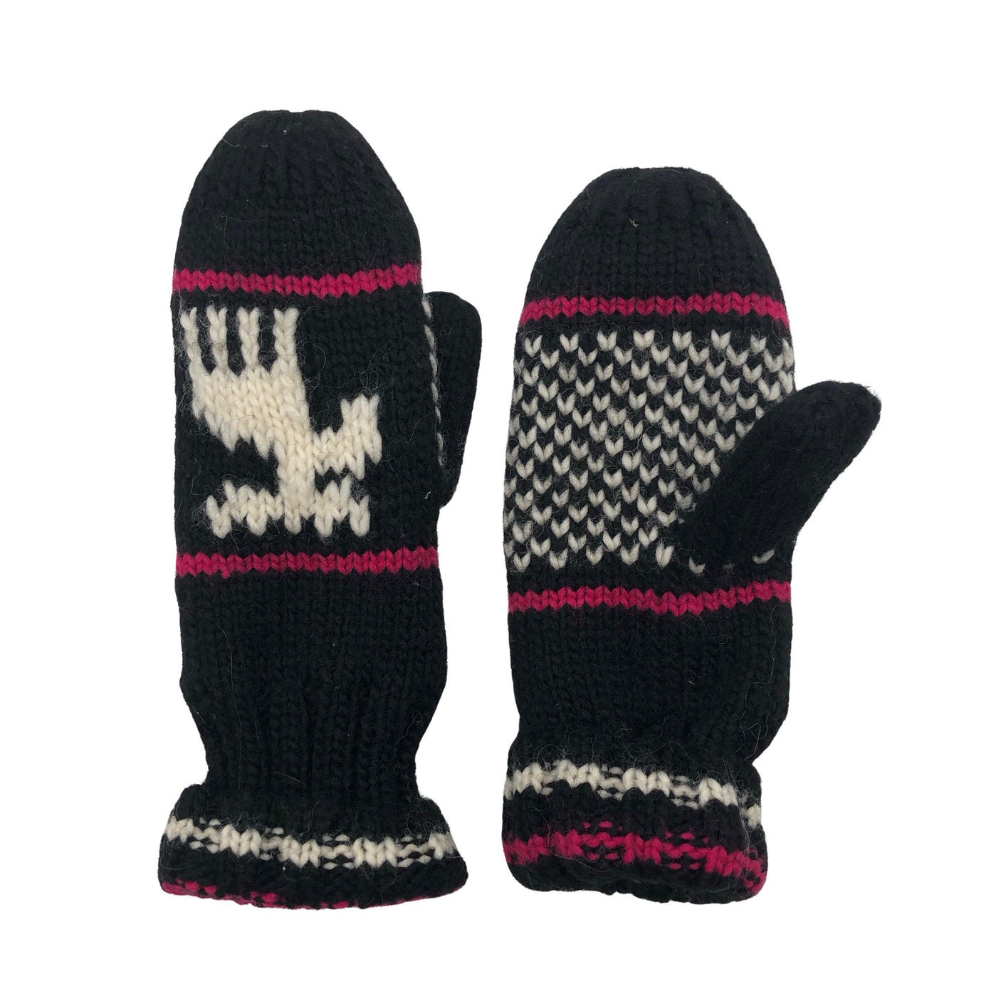 Unisex Handmade - Mittens, size No size - Black (1)