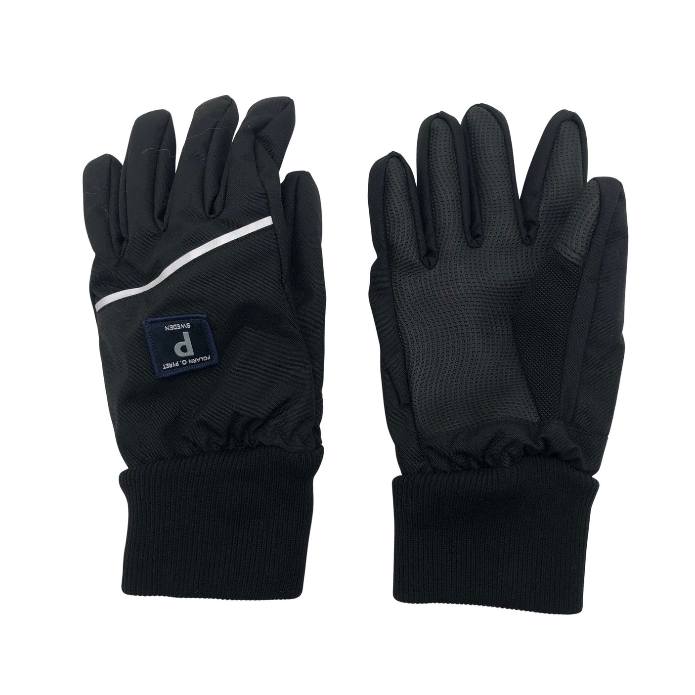Unisex Polarn O. Pyret - Sprint/Fall gloves, size 8 - 12 vuotta - Black (1)