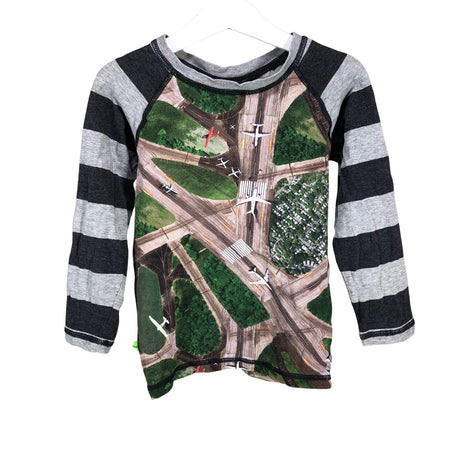 Unisex Molo Kids - Tricot shirt, size 98 - 104 - Gray ()