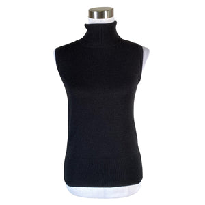 Unisex Sand - Knit vest, size 38 - Black (1)