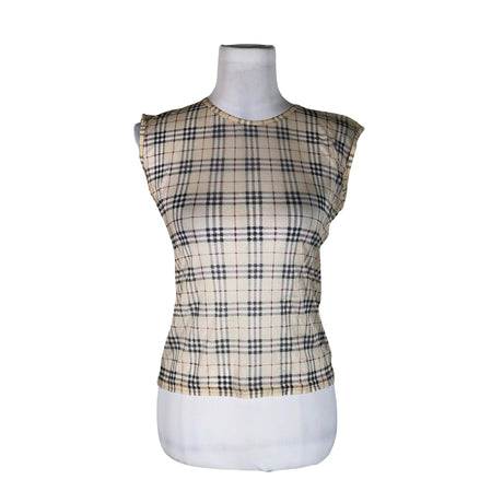 Unisex Burberry - Tricot tank top, size 38 - Beige ()