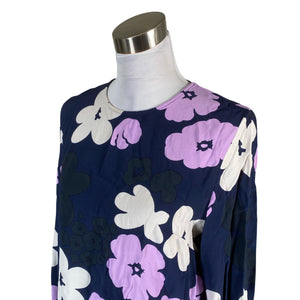 Unisex Marimekko - Schiffon dress, size 40 - Blue (2)