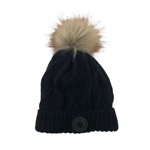Unisex Áhkká - Winter beanie, size 50 - 52 cm - Black (1)