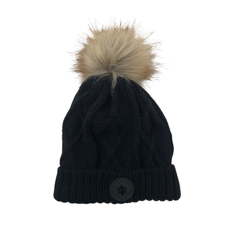 Unisex Áhkká - Winter beanie, size 50 - 52 cm - Black ()