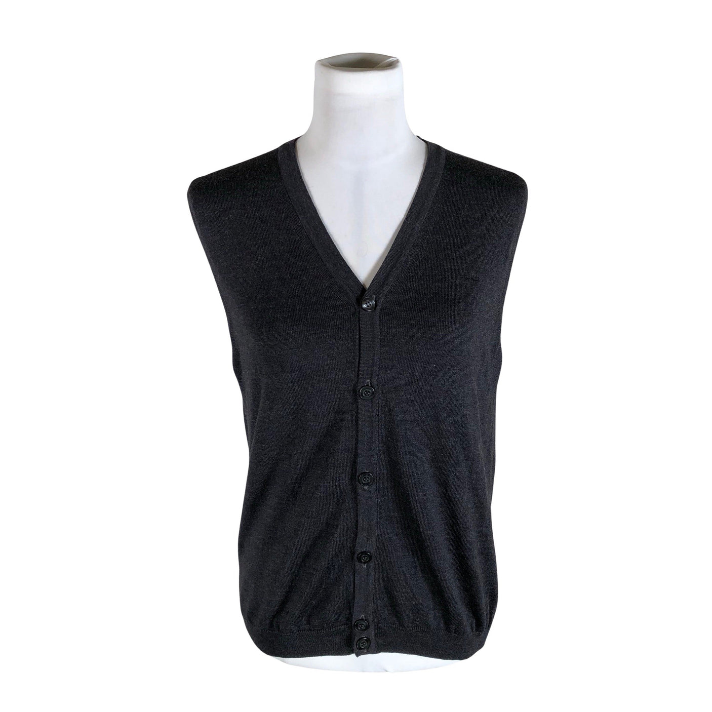 Unisex Sand - Knit vest, size 40 - Gray (1)
