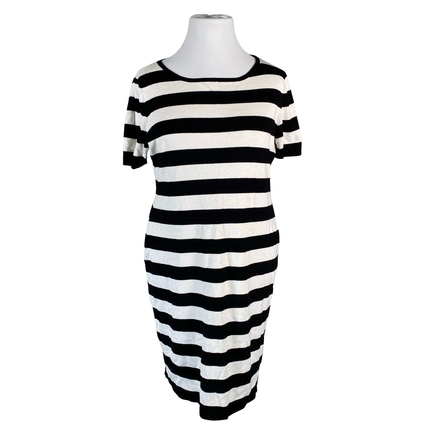 Unisex Comma - Knit dress, size 46 - White (1)