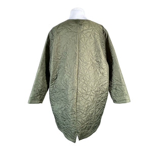 Unisex Zizzi - Quilted jacket, size 54 - Green (2)