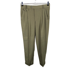 Unisex Handmade - Straight leg trousers, size 40 - Green (1)