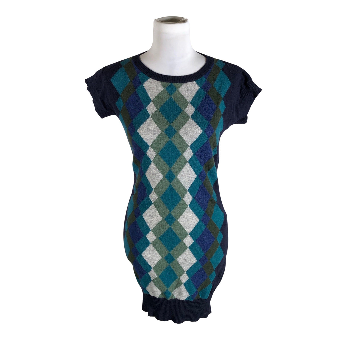 Unisex Benetton - Knit dress, size 34 - Blue (1)