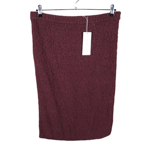 Unisex Arket - Knit skirt, size 40 - Wine red (1)