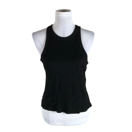 Unisex Lindex - Tricot tank top, size 40 - Black ()