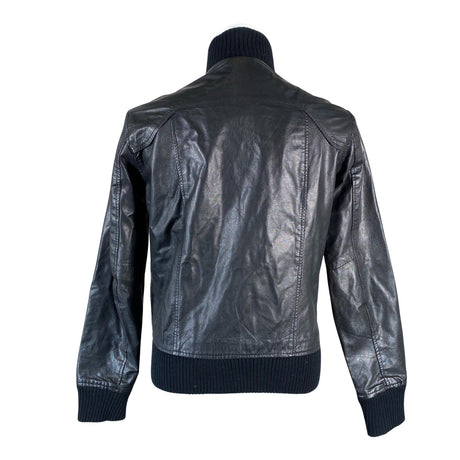 Unisex Jack & Jones - Leather jacket, size M - Black (2)
