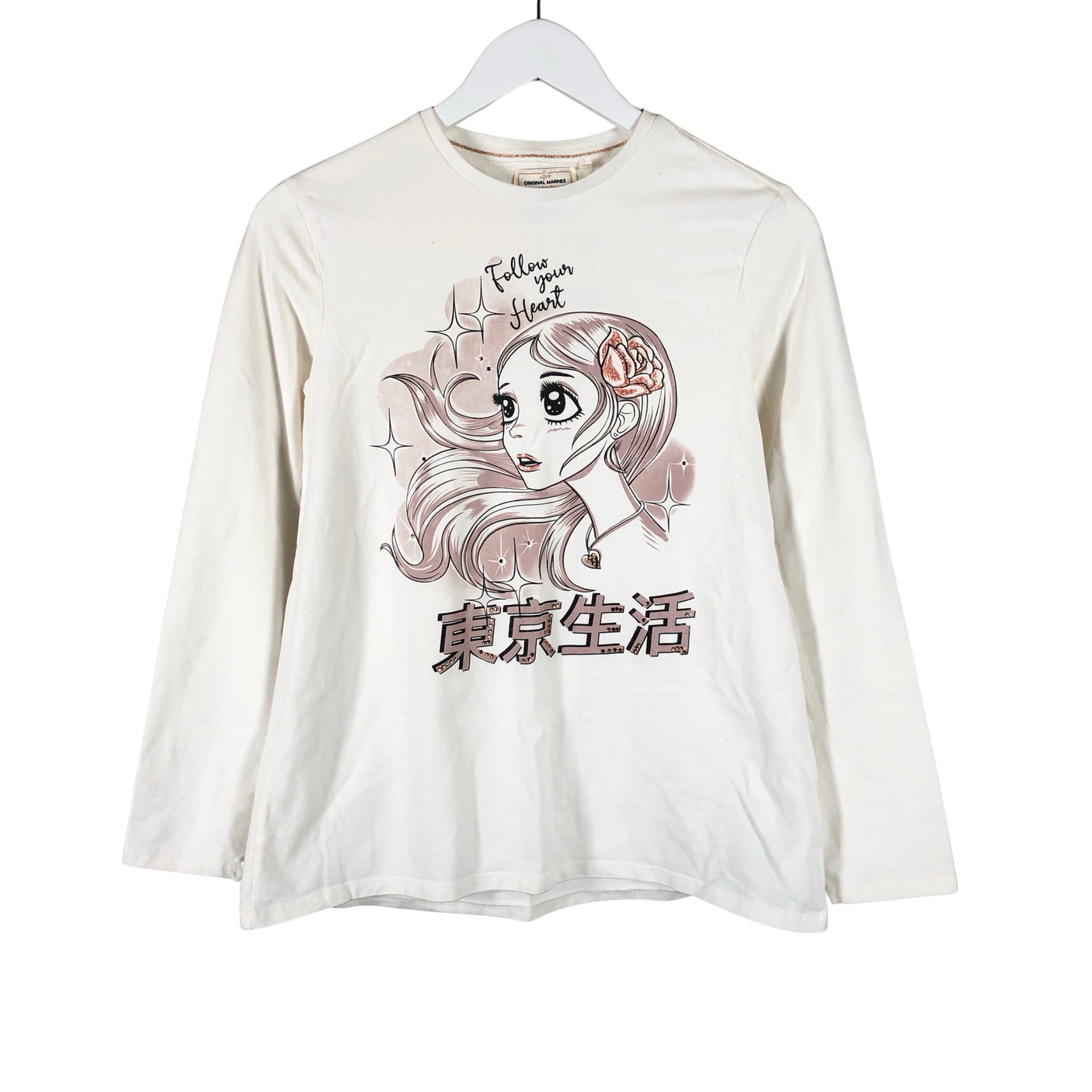 Unisex Original Marines - Tricot shirt, size 158 - 164 - White (1)