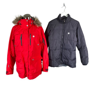Unisex Áhkká - Winter jacket, size 40 - Red (1)