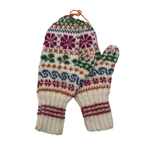Unisex Handmade - Mittens, size No size - White (1)