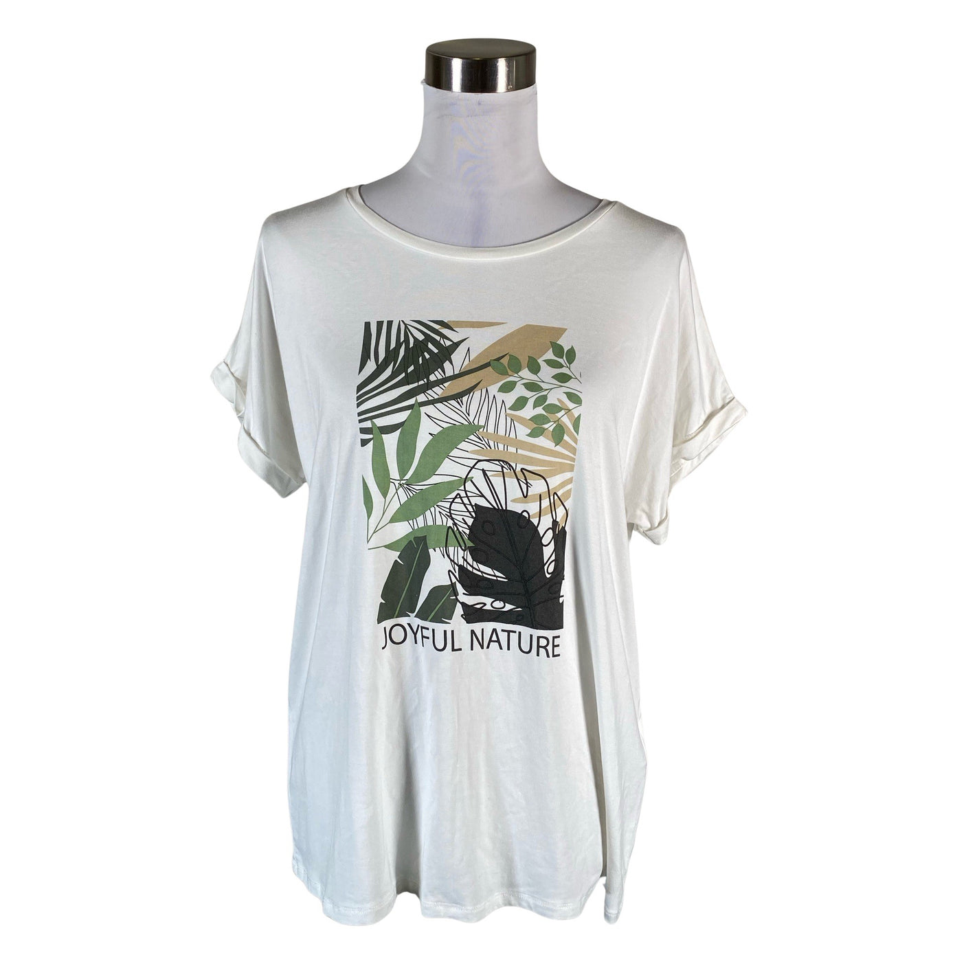 Unisex Soyaconcept - T-shirt, size 40 - White (1)