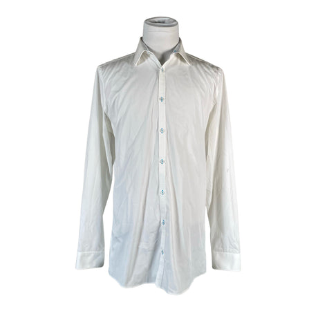 Unisex Petrifun - Collared shirt, size XL - White ()