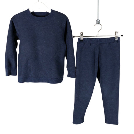 Unisex Muji - Fleece set, size 98 - 104 - Blue ()