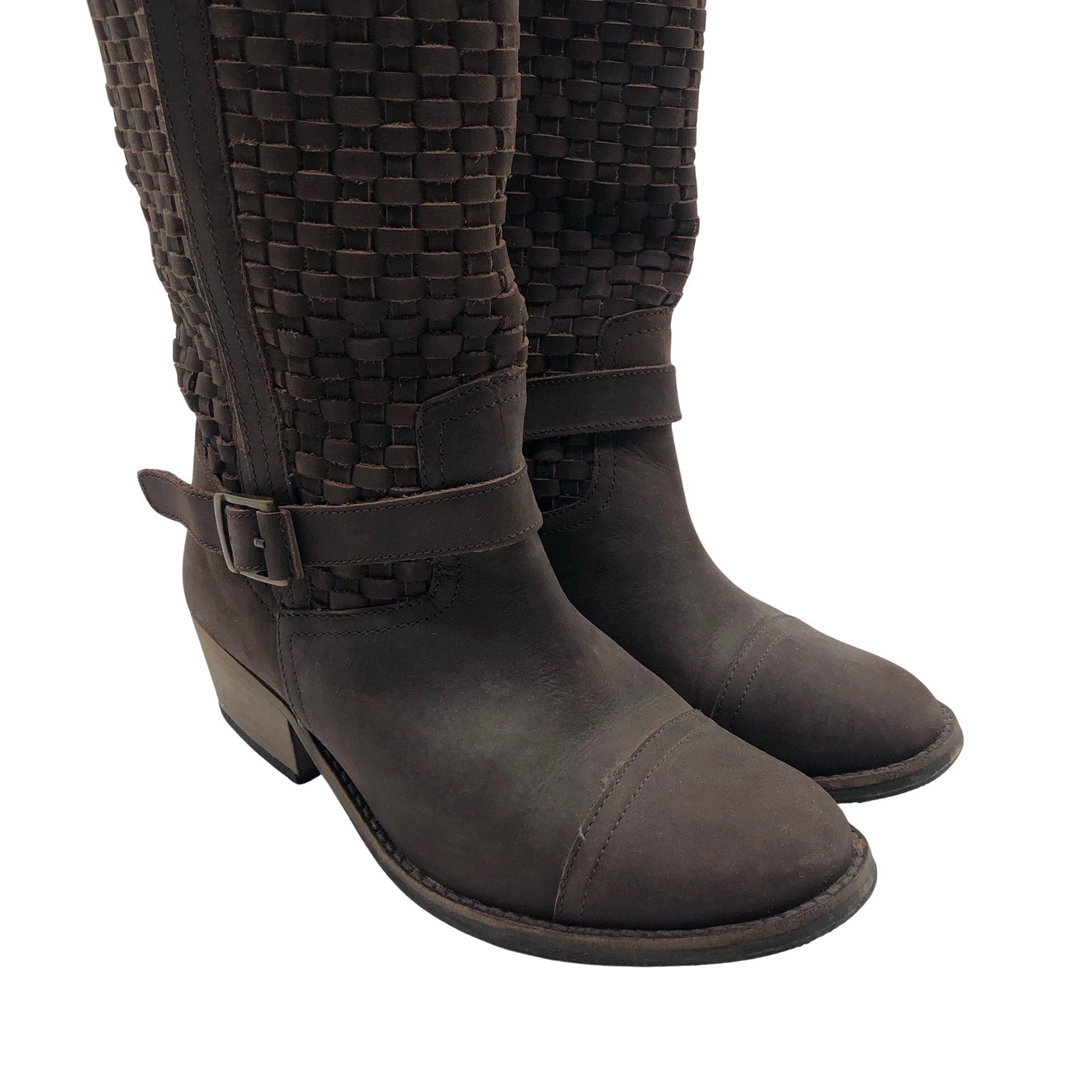 Unisex Cream - Boots, size 37 - Brown (2)