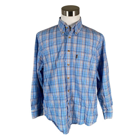 Unisex Barbour - Collared shirt, size XXL - Light blue