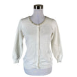 Unisex Global - Cardigan, size 38 - White ()