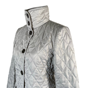 Unisex Burberry Brit - Quilted jacket, size 36 - Gray (2)