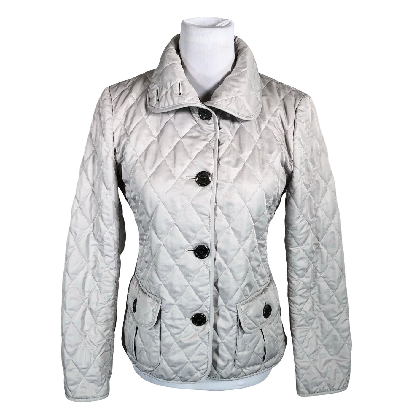 Unisex Burberry Brit - Quilted jacket, size 36 - Gray (1)