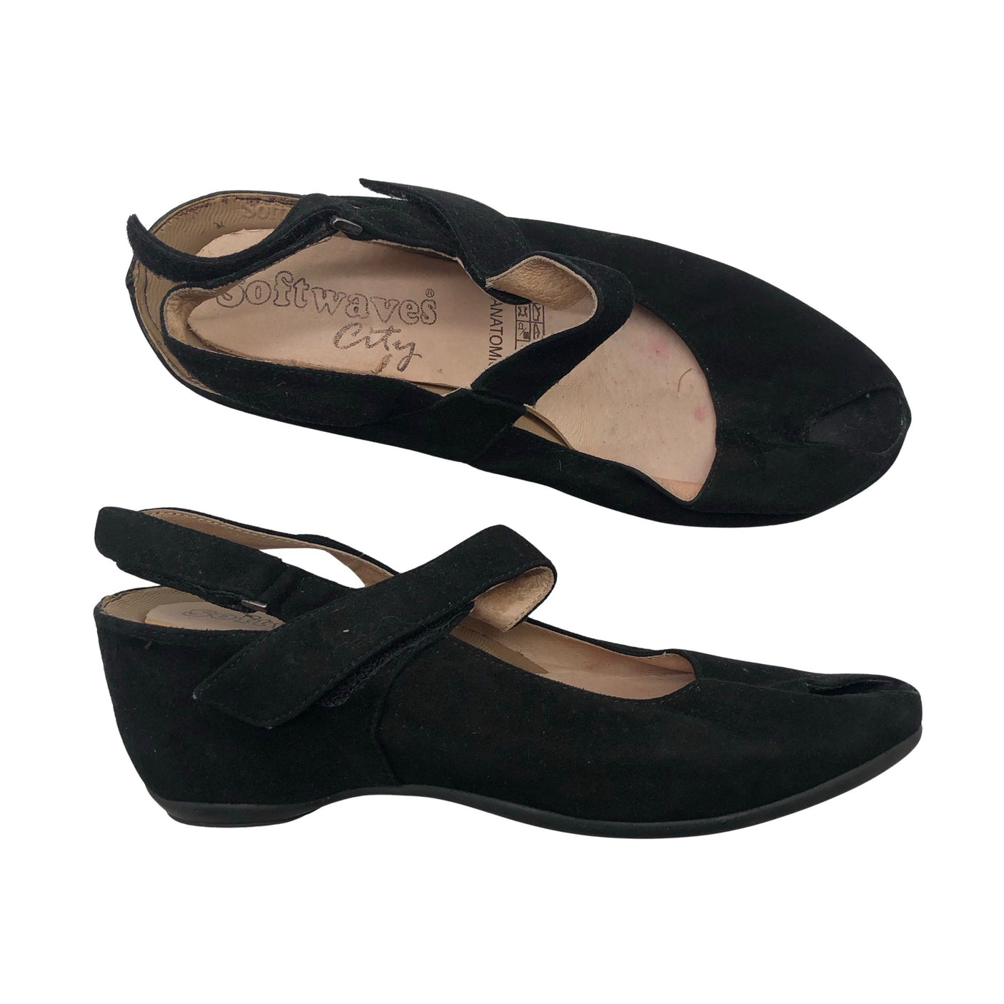 Unisex Softwaves - Wedge sandals, size 37 - Black (1)