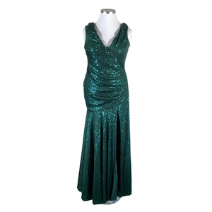Unisex Goddiva London - Evening dress, size 42 - Green (1)