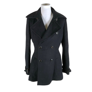 Unisex Daks London - Wool coat, size 34 - Black (1)