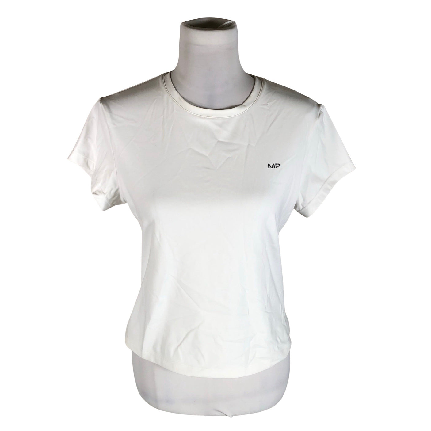 Unisex MP - Sports shirt, short sleeve, size 36 - White (1)