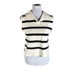 Unisex Massimo Dutti - Knit vest, size 40 - Natural white (1)