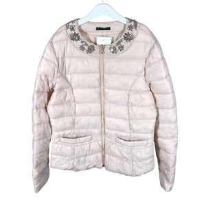 Unisex Sisley - Lightly padded jacket, size 158 - 164 - Light pink (1)