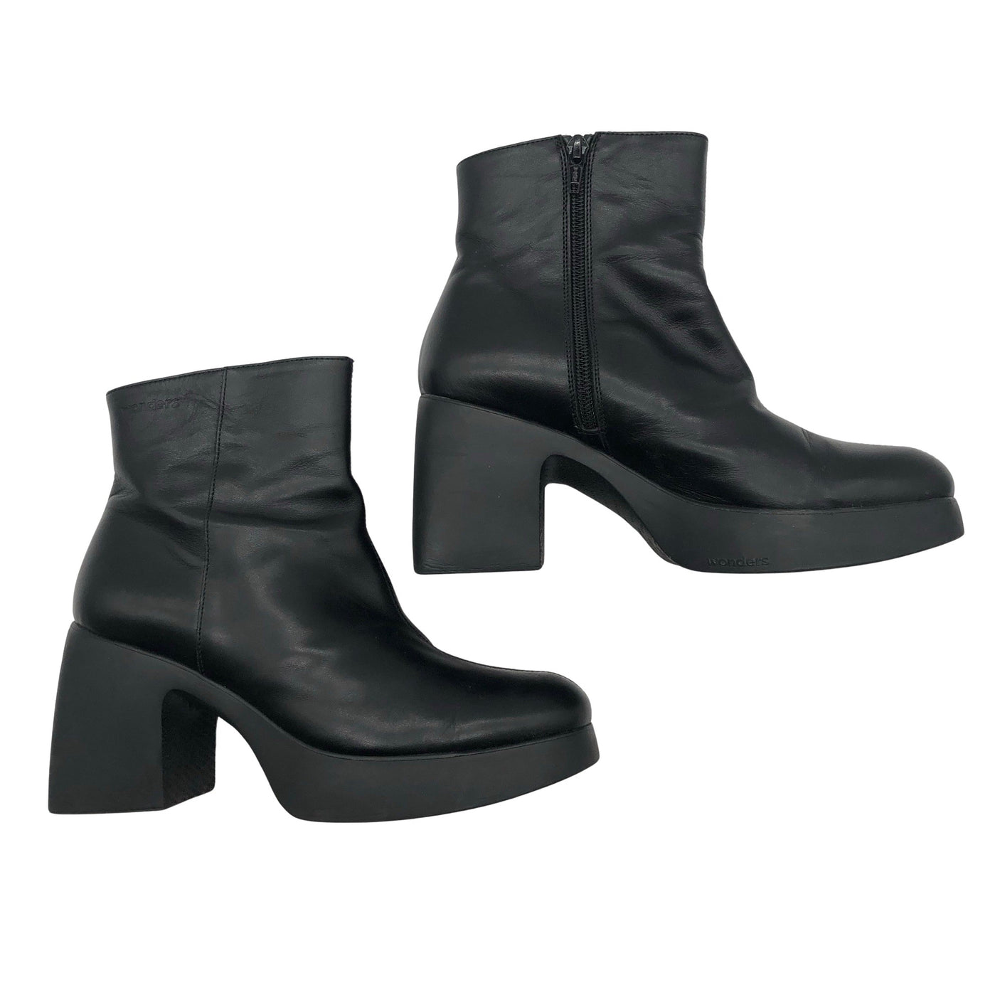 Unisex Wonders - Ankle boots, size 39 - Black (1)