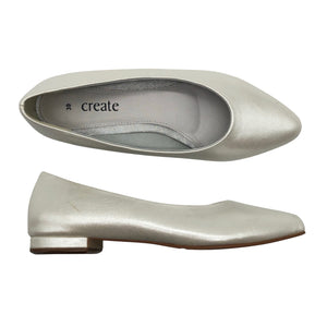 Unisex Create - Ballerinas, size 39 - Silver (1)