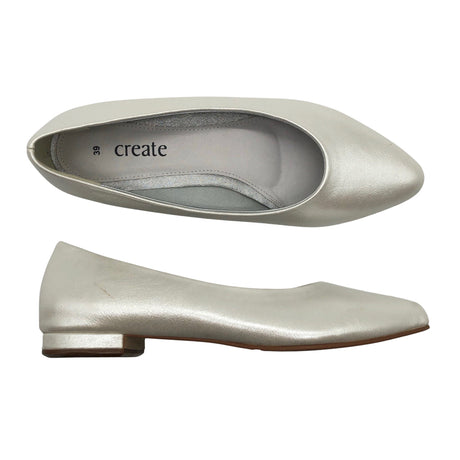 Unisex Create - Ballerinas, size 39 - Silver ()