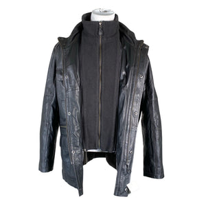 Unisex Brandt - Leather jacket, size L - Black (3)