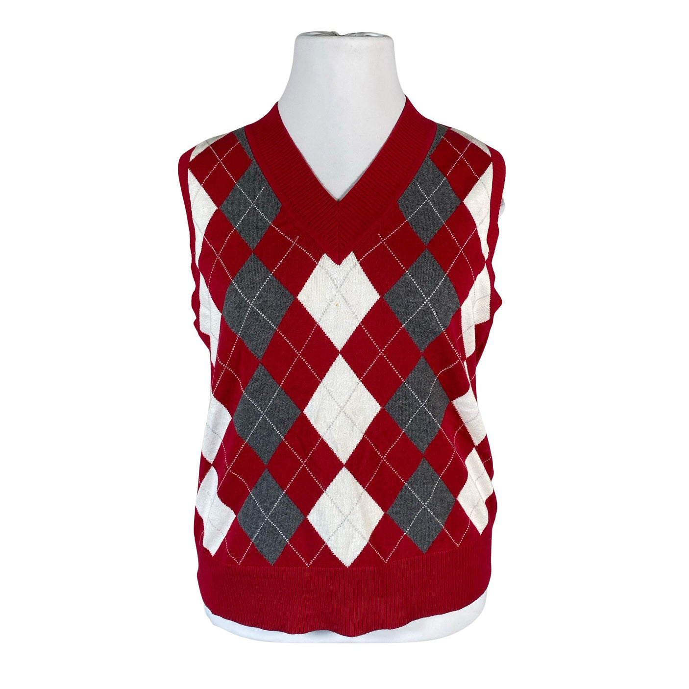 Unisex S.T.I - Knit vest, size 44 - Red (1)