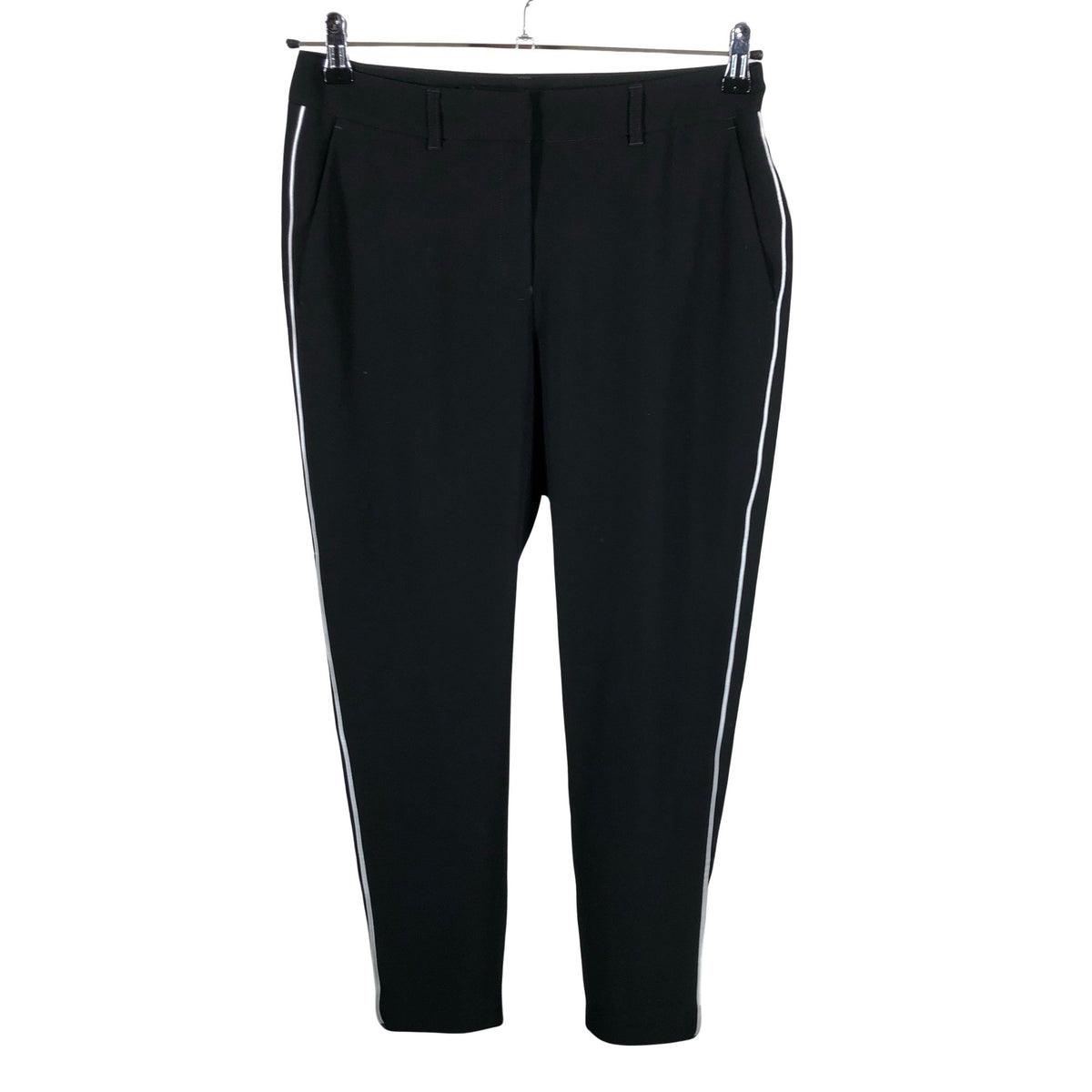 Unisex s.Oliver - Straight leg trousers, size 38 - Black (1)