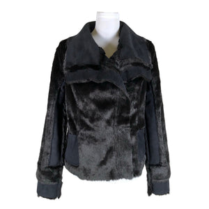 Unisex Pianurastudio - Faux fur coat, size 36 - Black (3)