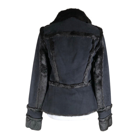 Unisex Pianurastudio - Faux fur coat, size 36 - Black (2)