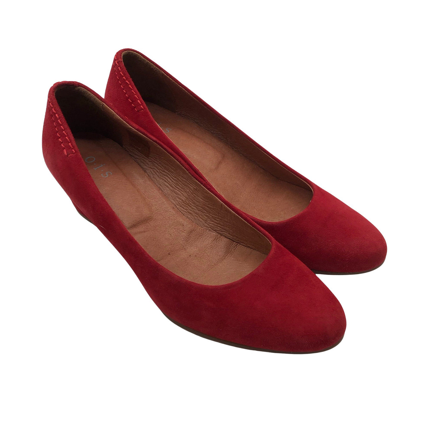 Unisex O.I.S - Wedge heel shoes, size 37 - Red (2)