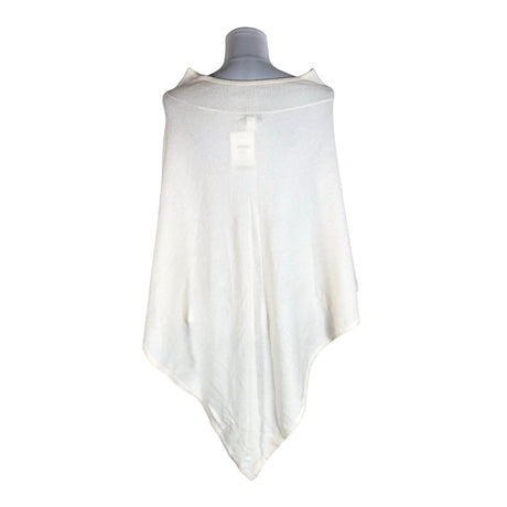 Unisex Repeat - Poncho, size 40 - Natural white (2)