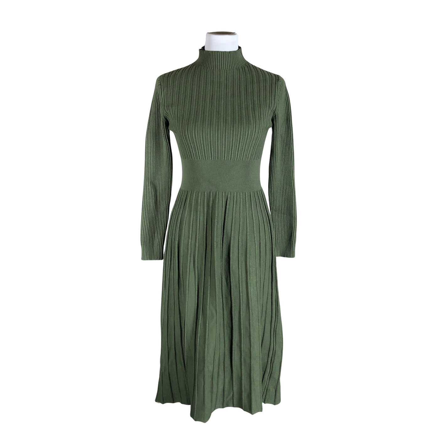 Unisex Peura - Knit dress, size 38 - Green (1)