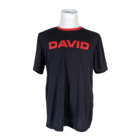 Unisex David - T-shirt, size XL - Black ()