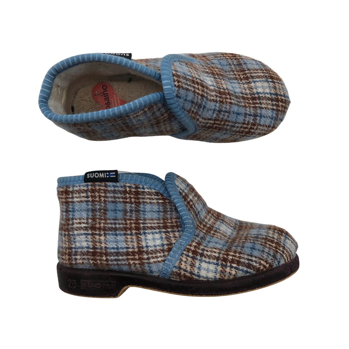 Unisex Reino&Aino - Indoor slippers, size 26 - Blue (1)