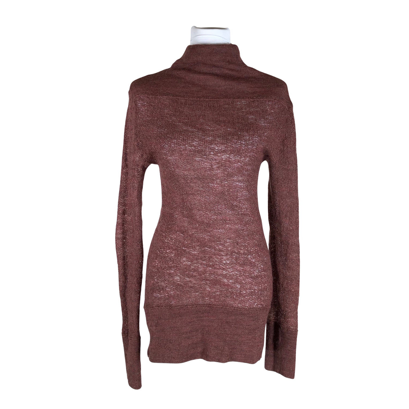 Unisex Nü - Knit tunic, size 38 - Wine red (1)
