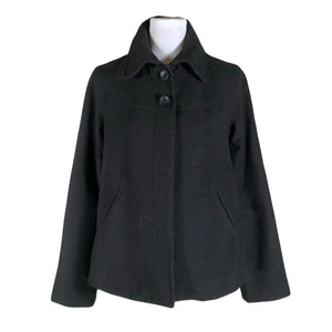Unisex Lindex - Wool coat, size 36 - Black (1)